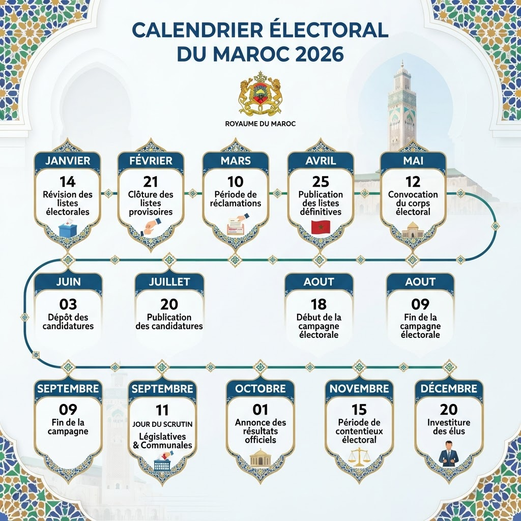 Calendrier électoral marocain