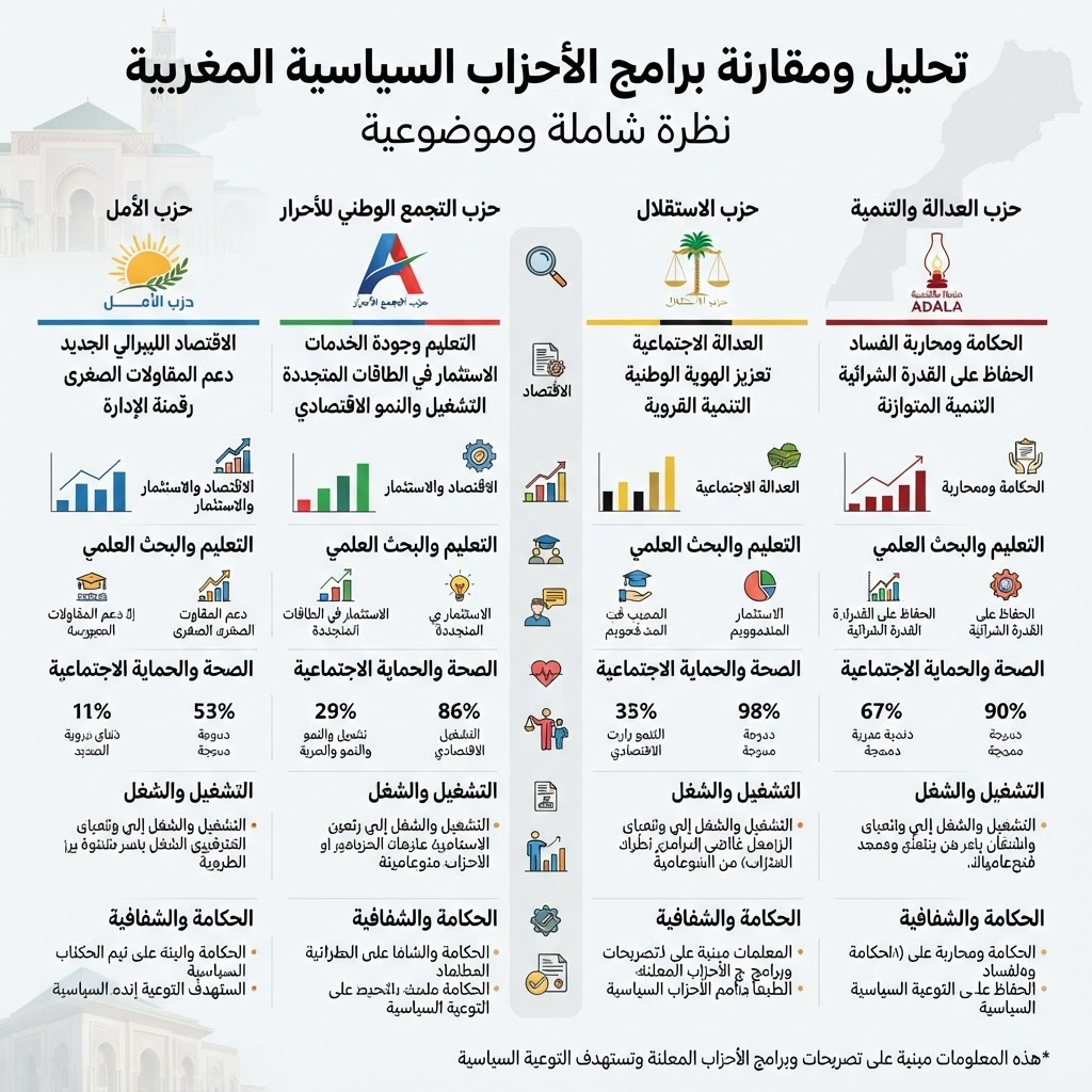 Comparaison des programmes politiques